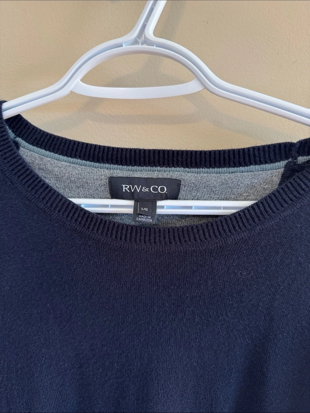 RW&CO. Black Crewneck Sweater - Picture 2 of 3